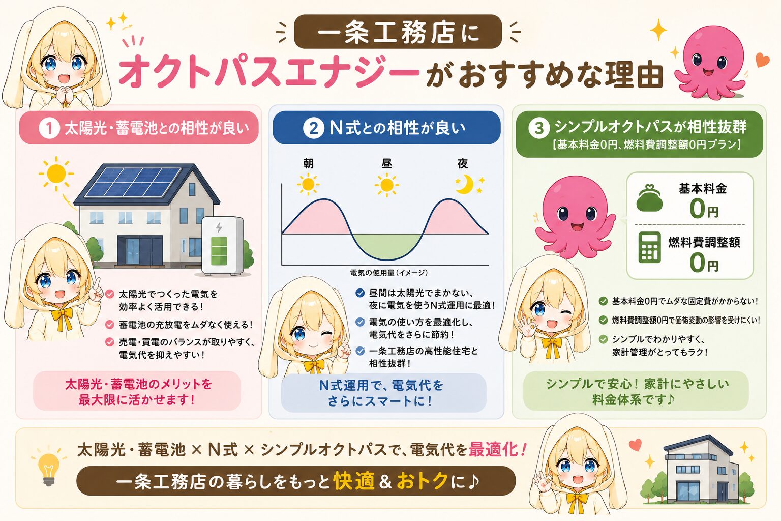 一条工務店 電気の使い方